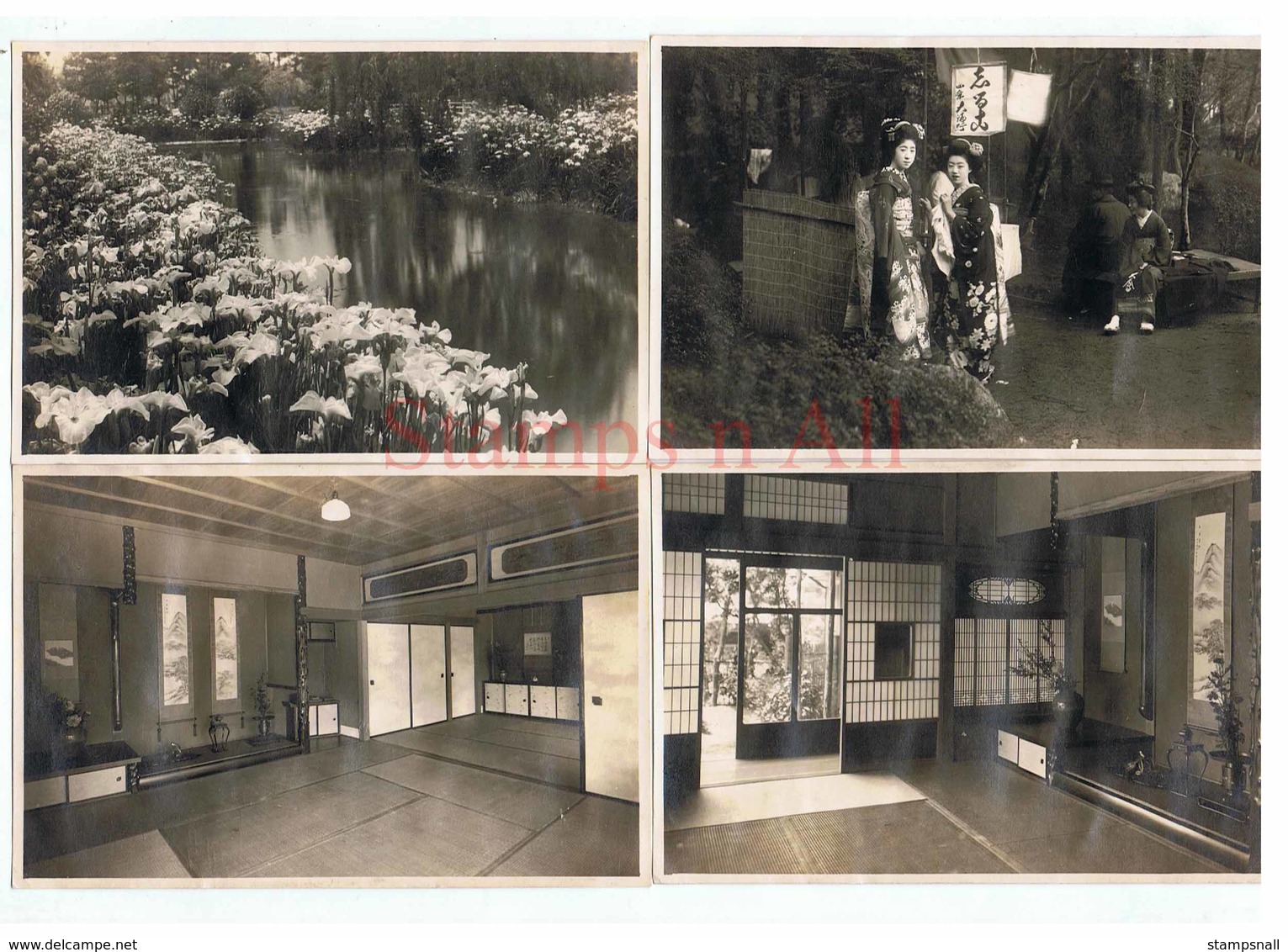 SUPERB COLLECTION OF EARLY JAPAN in 72 High Definition Photographs 14.5 x 9.5 cm Circa early 1900s