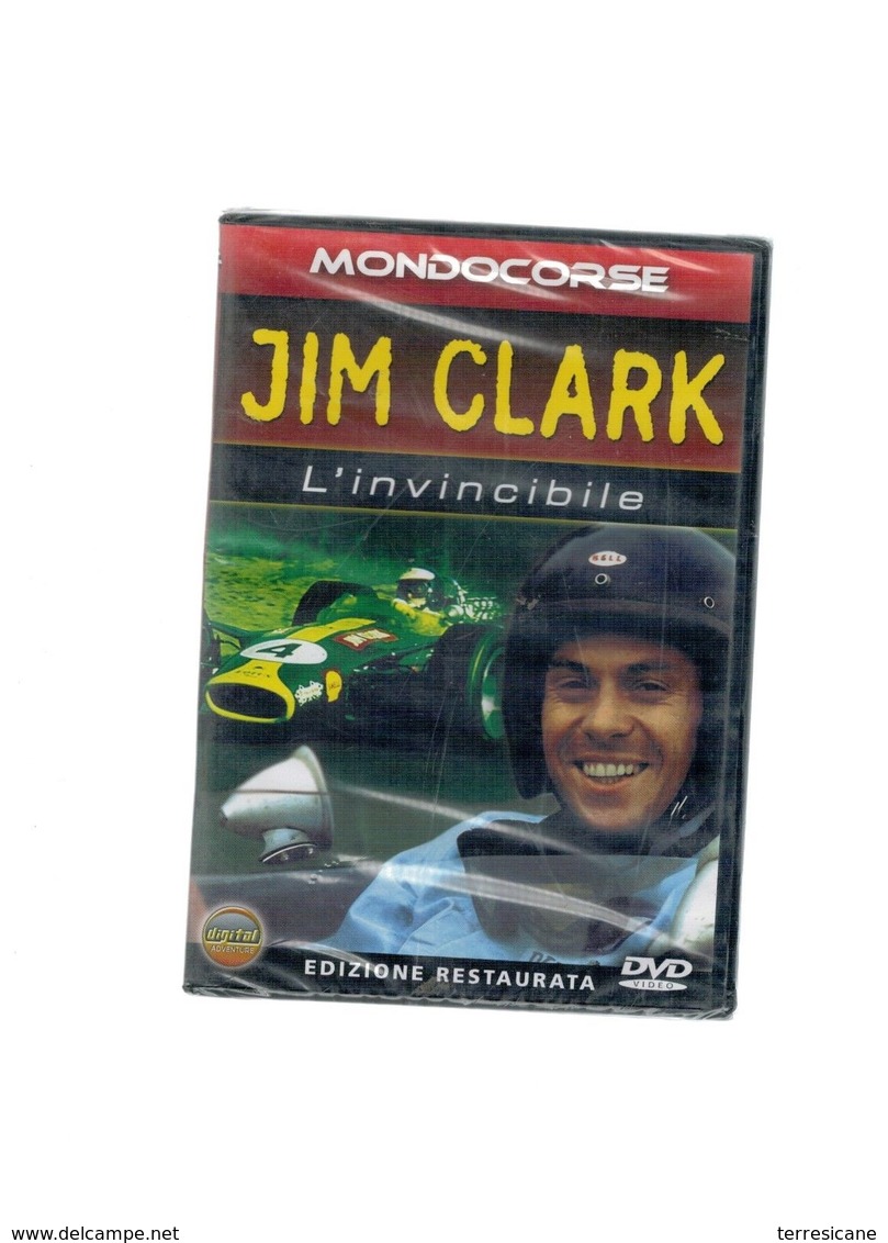 DVD JIM CLARK L'INVINCIBILE EDIZIONE RESTAURATA - Altri & Non Classificati