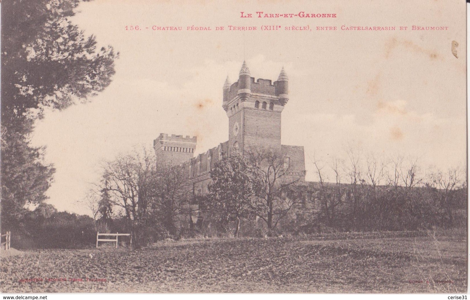 CPA - 156. Château Féodal De TERRIDE - Autres & Non Classés