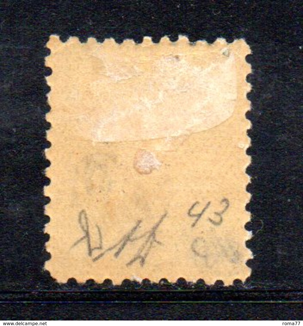 APB19 - FIJI 1891,  Yvert N. 43  Usata (2380A) . Firma A. Diena - Fiji (...-1970)