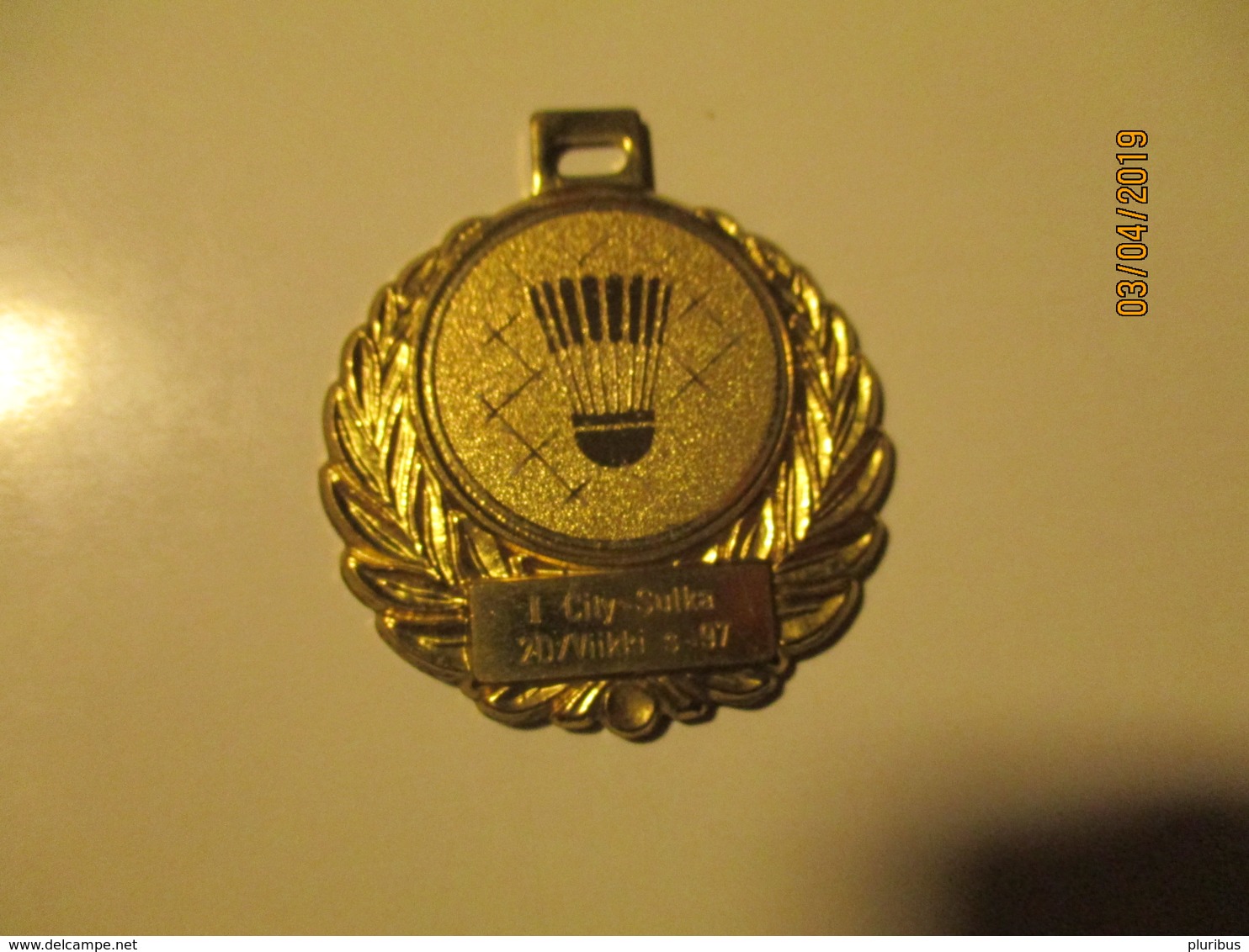 BADMINTON MEDAL , O - Badminton