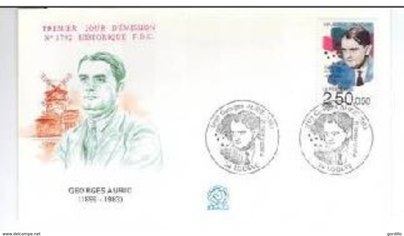 FDC Florent Schmitt 1992. - People