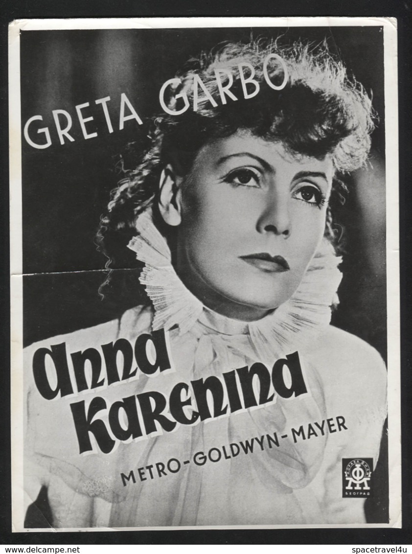 GRETA GARBO (MOVIE " Anna Karenina" 1935.) - Vintage LOBBY CARD - LC3-58 - Pubblicitari