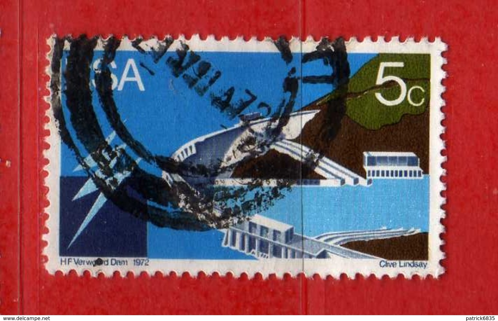 (Us3) SOUTH AFRICA. RSA - 1972 - BARRAGE Yvert 333. USATO.  Vedi Descrizione. - Usati