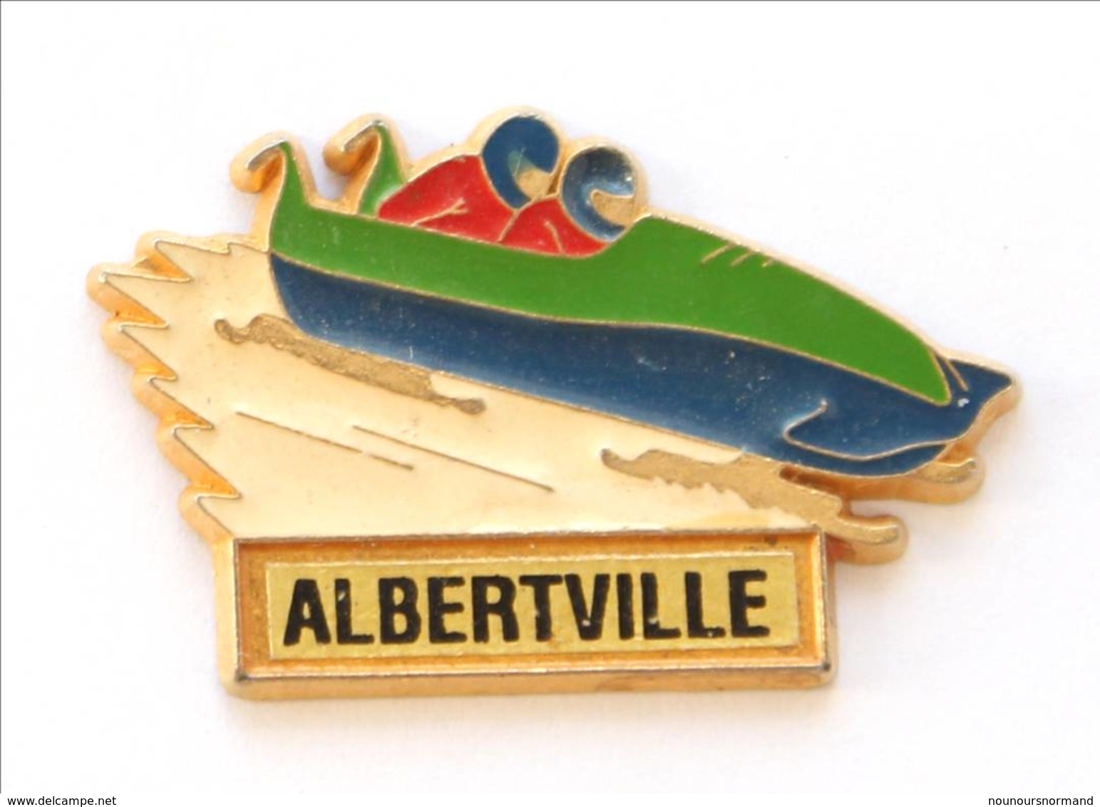 Pin's ALBERVILLE (73) - Bobsleigh - Martineau - I129 - Cities