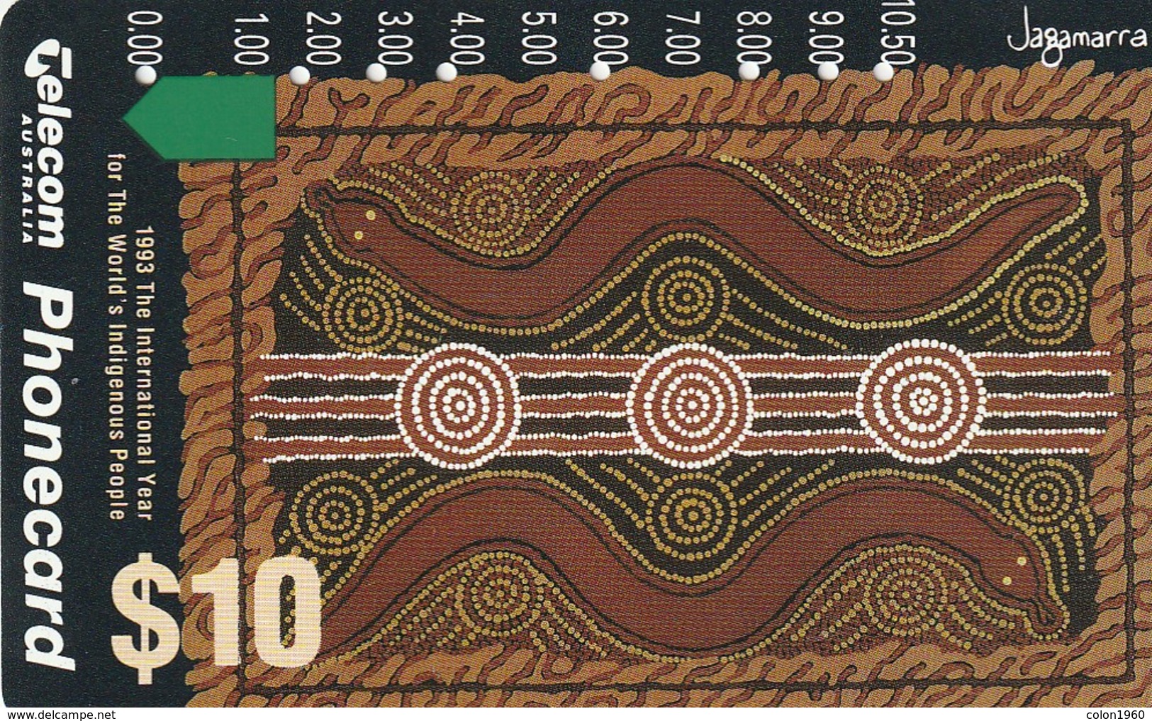 TARJETA TELEFONICA DE AUSTRALIA. Indigenous People. N930223a. (178) - Australia