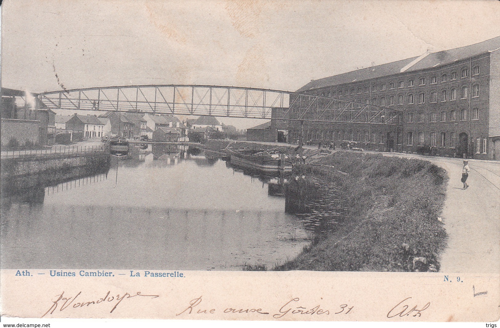 Ath - Usines Cambier, La Passerelle - Ath