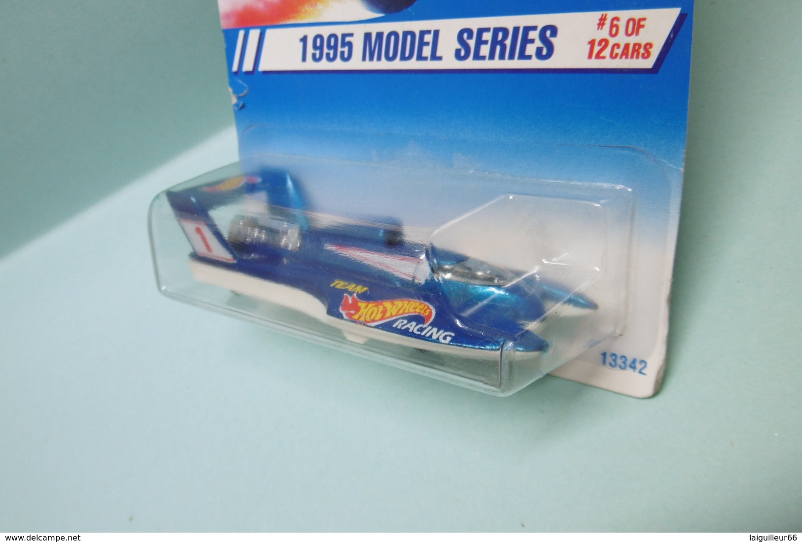 Hot Wheels - HYDROPLANE - 1995 Model Series - Collector 346 HOTWHEELS US Long Card 1/64 - HotWheels