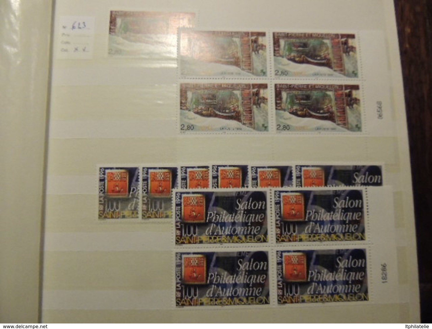 "AFFAIRE" BELLE COLLECTION MONACO (blocs)  REUNION ANDORRE COLONIES FSE TIMBRES NEUFS **  ET *  GROS CLASSEUR MARRON