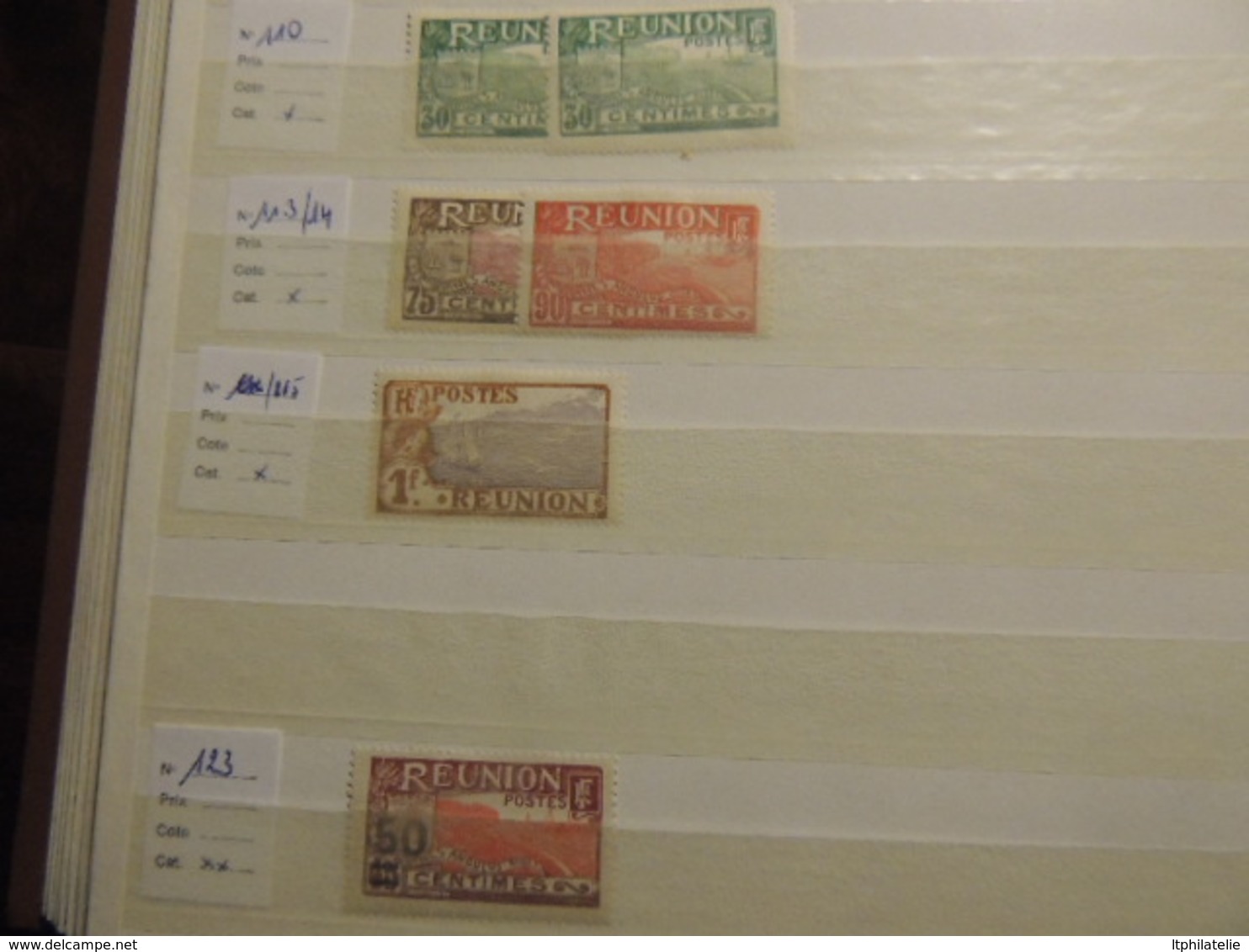 "AFFAIRE" BELLE COLLECTION MONACO (blocs)  REUNION ANDORRE COLONIES FSE TIMBRES NEUFS **  ET *  GROS CLASSEUR MARRON