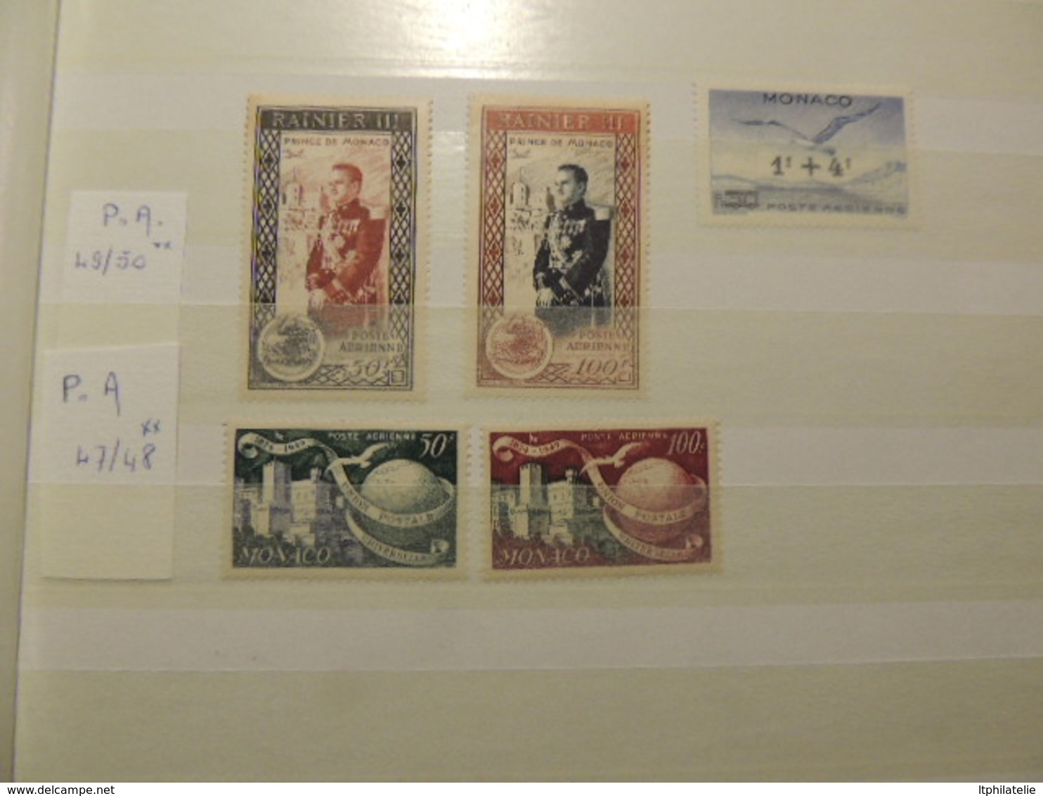 "AFFAIRE" BELLE COLLECTION MONACO (blocs)  REUNION ANDORRE COLONIES FSE TIMBRES NEUFS **  ET *  GROS CLASSEUR MARRON