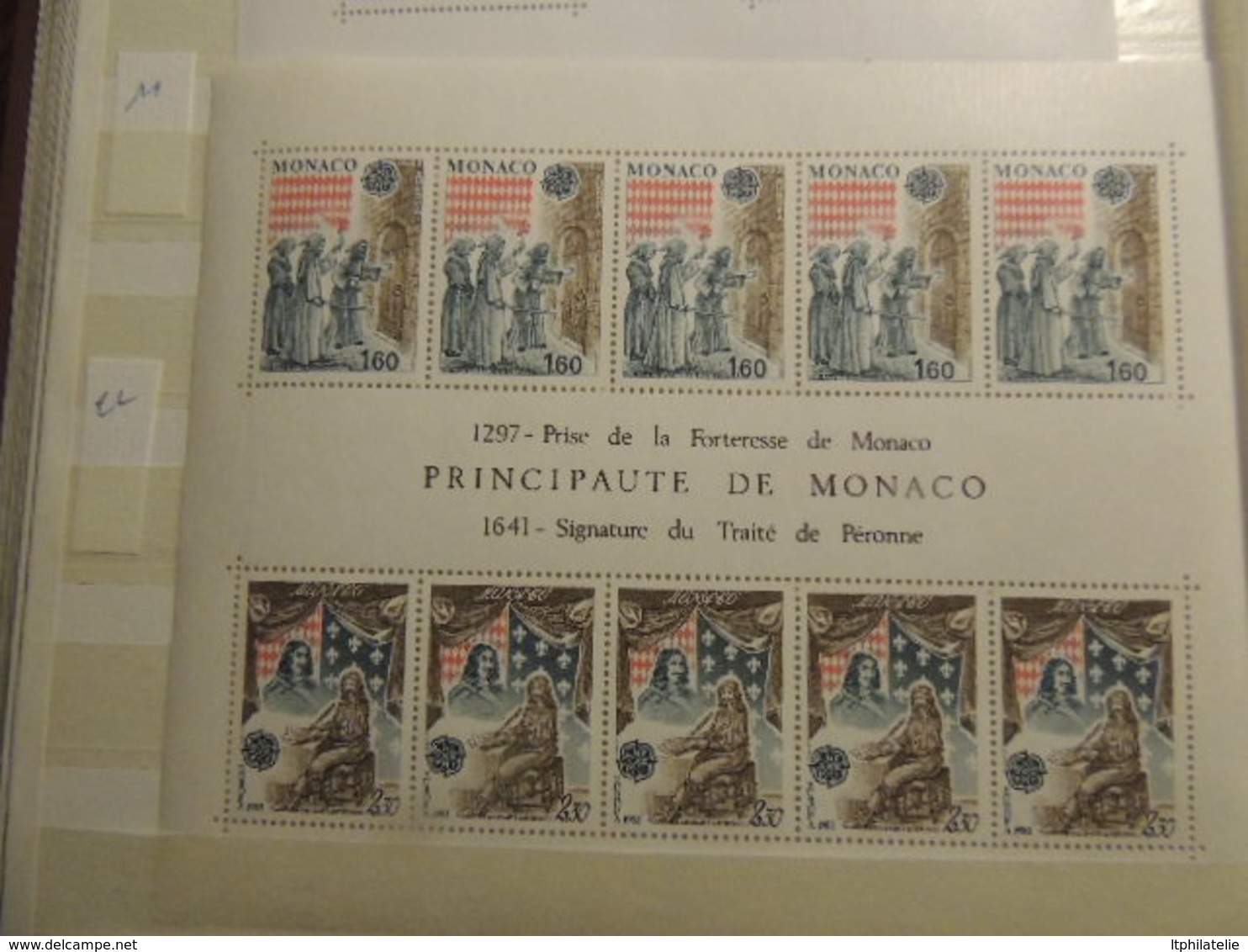 "AFFAIRE" BELLE COLLECTION MONACO (blocs)  REUNION ANDORRE COLONIES FSE TIMBRES NEUFS **  ET *  GROS CLASSEUR MARRON