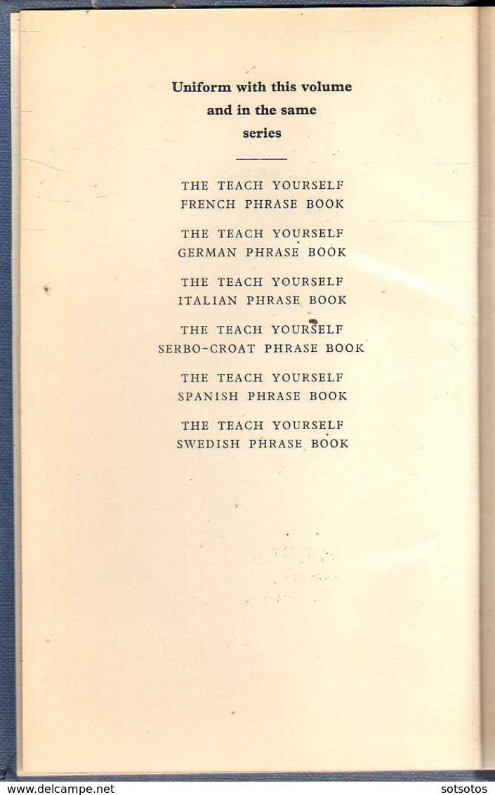 The E.U.P. Concise RUSSIAN-ENGLISH DICTIONARY Together With Advice To The Student Of Russian: J. BURNIP, Ed. TEACH YOURS - Wörterbücher