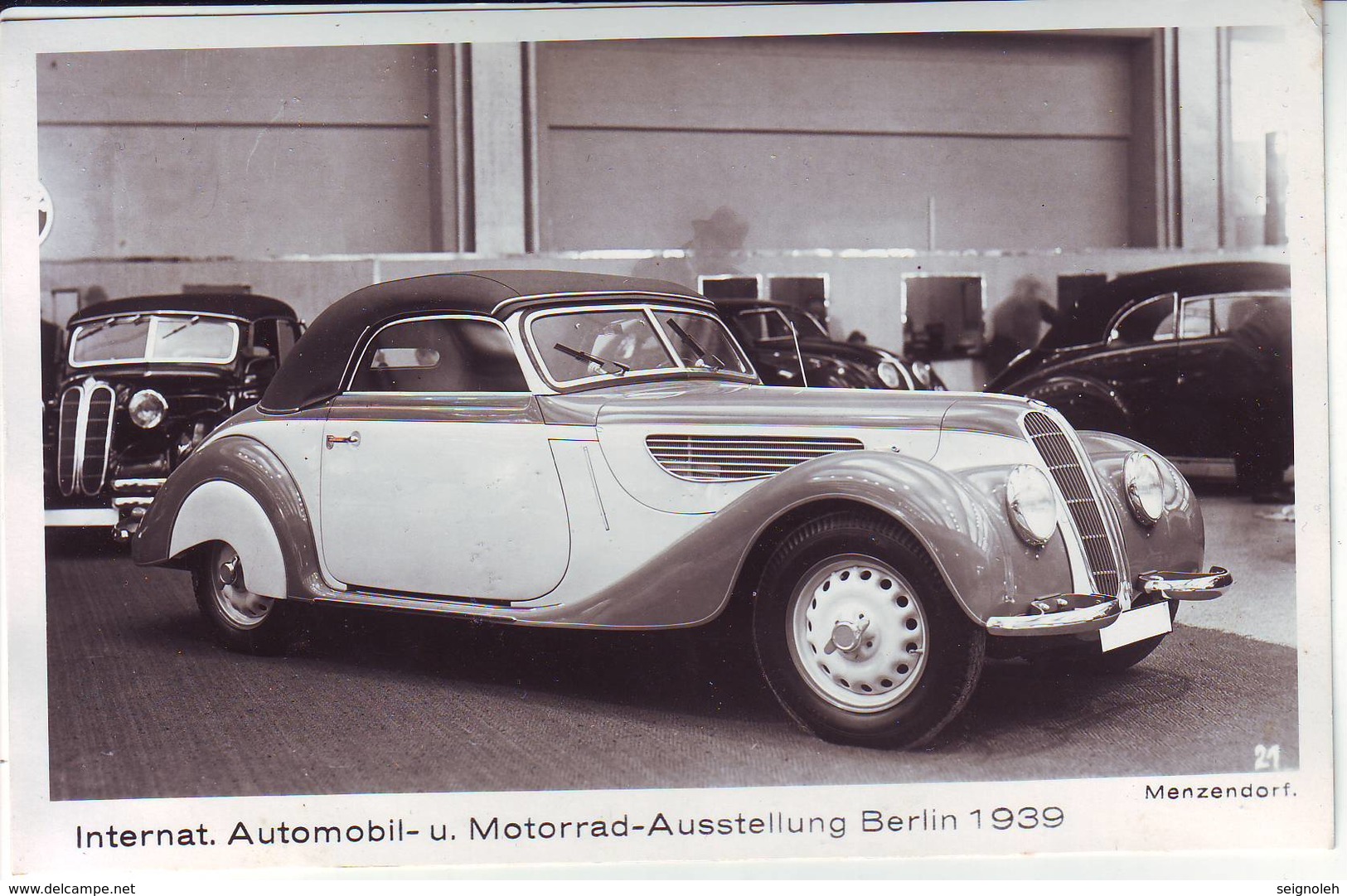 SALON DE L' AUTOMOBILE BERLIN 1939 Timbres N° 627 à 629 Sur Carte , AUTO , VOITURE , AUTOMOBIL - Briefe U. Dokumente