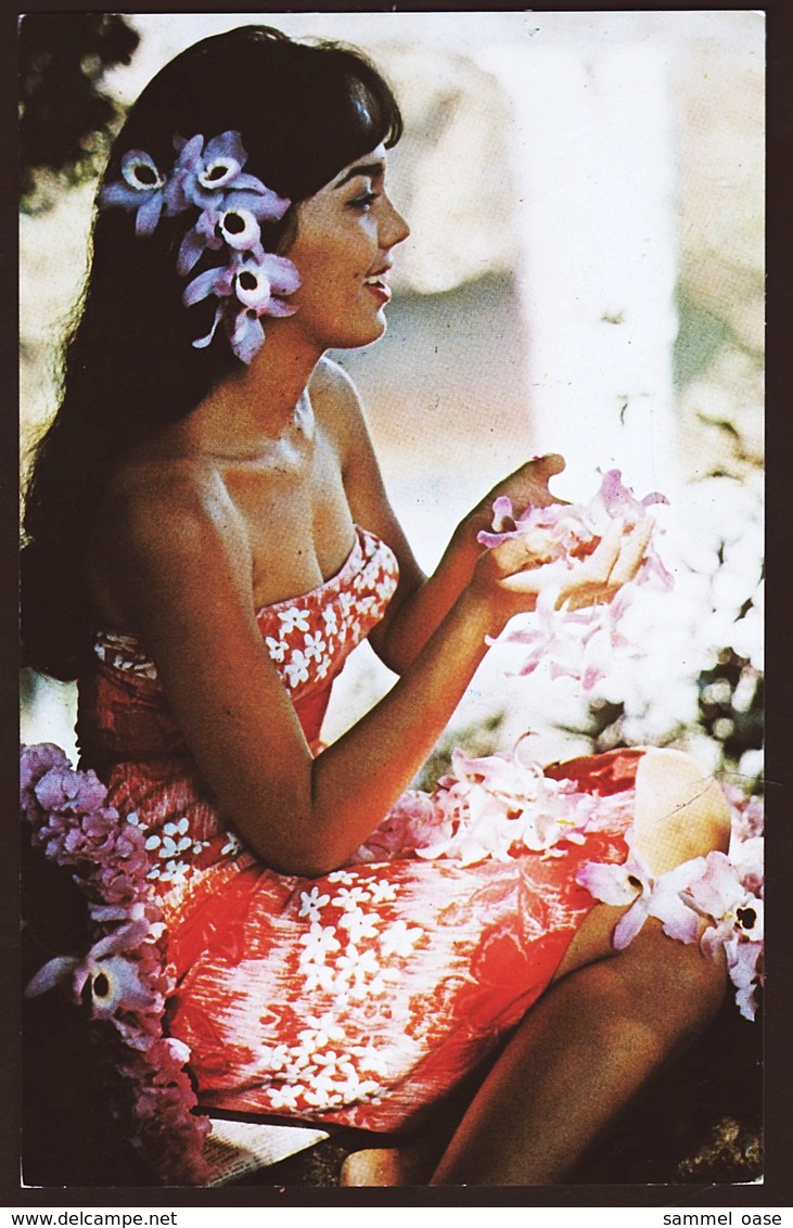 Hilo  -  Poster Girl  -  Beautiful Rose Marie Alvaro  -  Ansichtskarte Ca. 1982    (10372) - Hilo