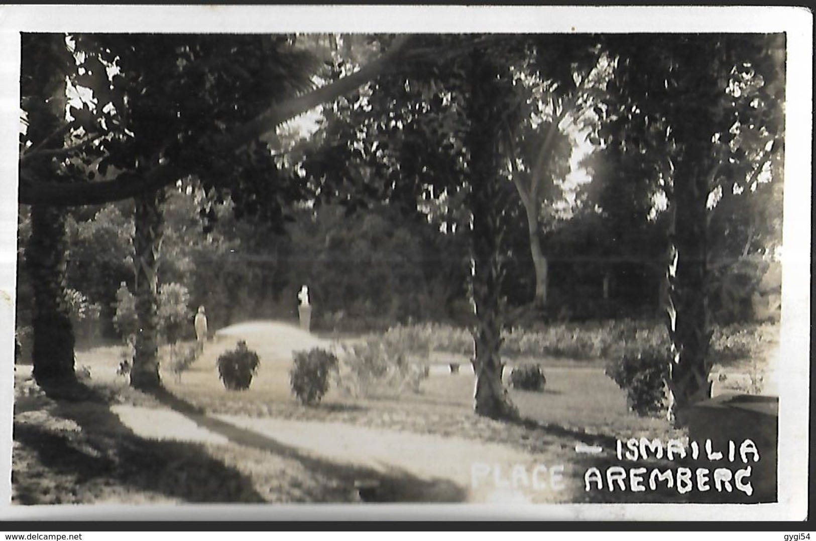 Egypte Ismailia  Place Aremberg CPA 1937 - Ismailia