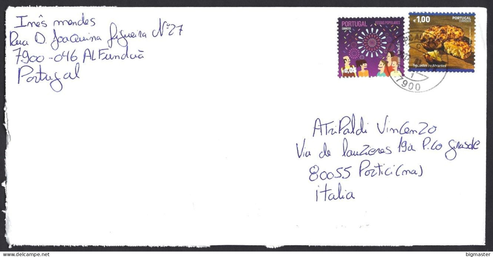 Portogallo 2023 Postamail Per Italia 2 Val - Lettres & Documents