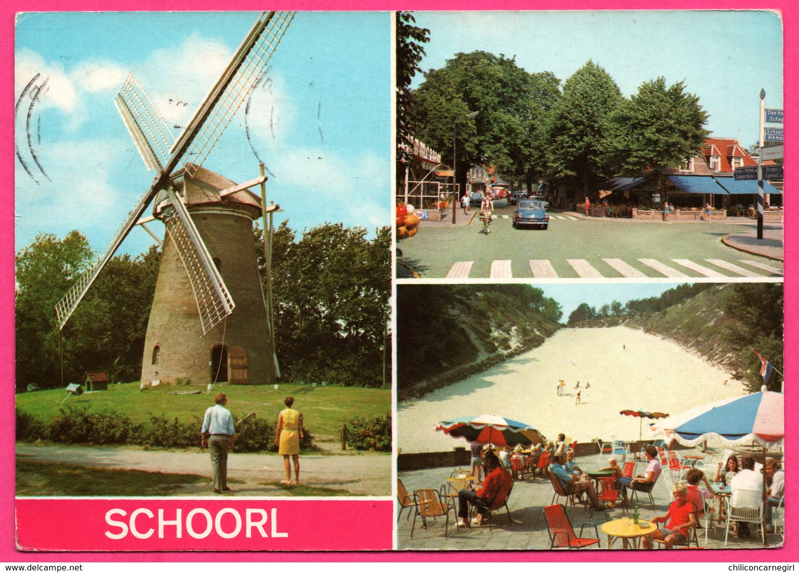 Nederland - Multivues - Schoorl - Moulin - Molen - M.V. - 1981 - Schoorl