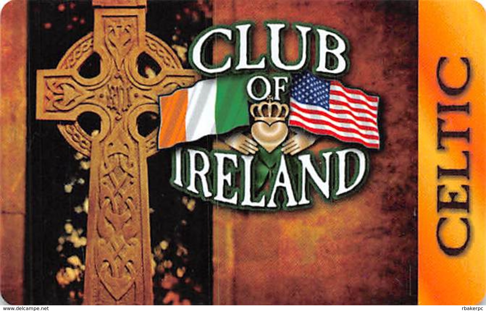 Club Of Ireland Celtic Players Card / Slot Card - Las Vegas, NV - Casino Cards