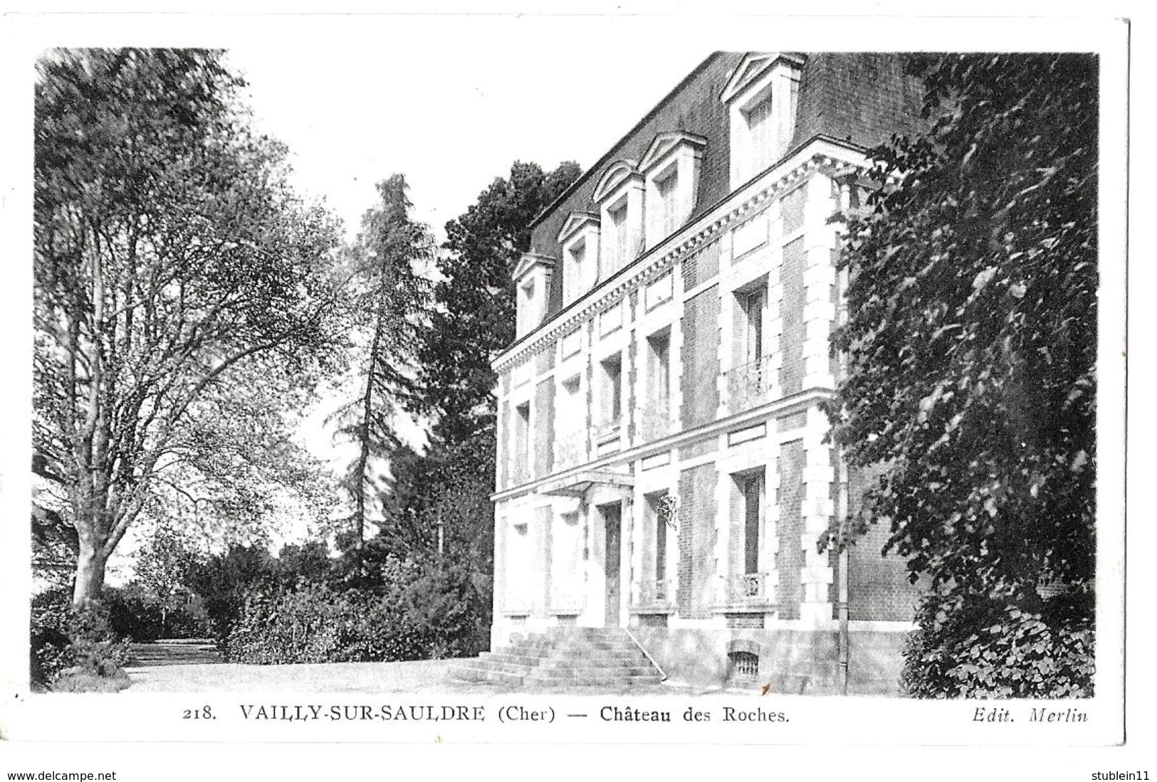 Vailly-sur-Sauldre  (Cher) Château Des Roches - Autres & Non Classés