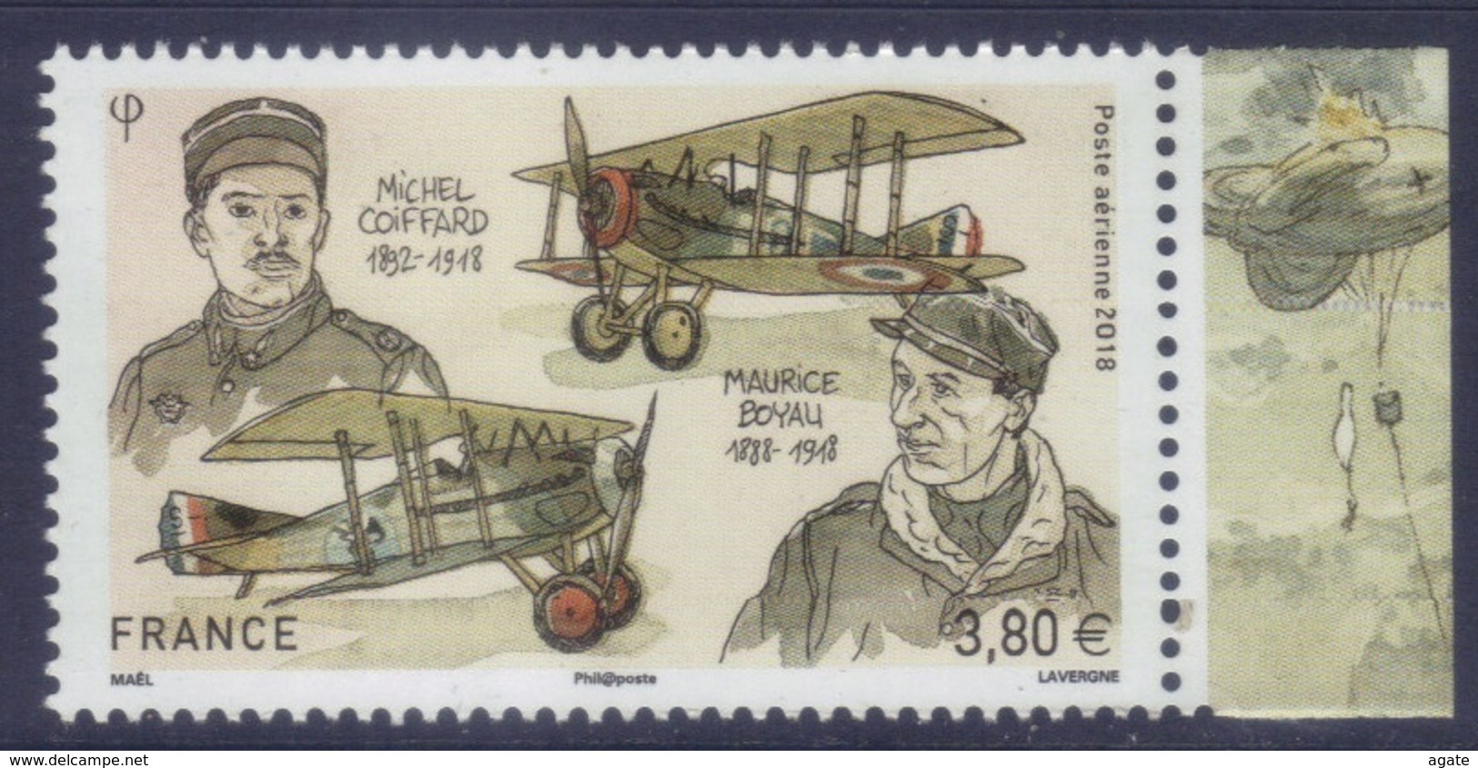 PA 82a Michel Coiffard Et Maurice Boyau (2018) Neuf** - 1960-.... Mint/hinged