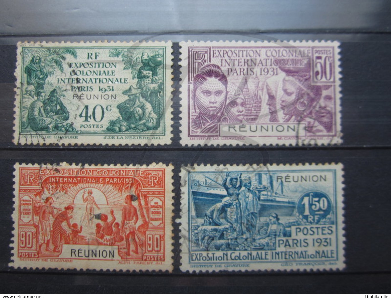 VEND TIMBRES DE LA REUNION N° 119 - 122 !!! - Used Stamps