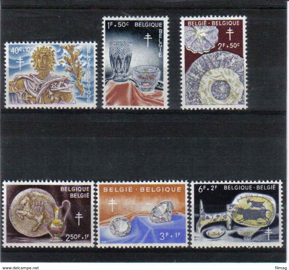 1163/1168 AMBACHTEN POSTFRIS** 1960 - Neufs