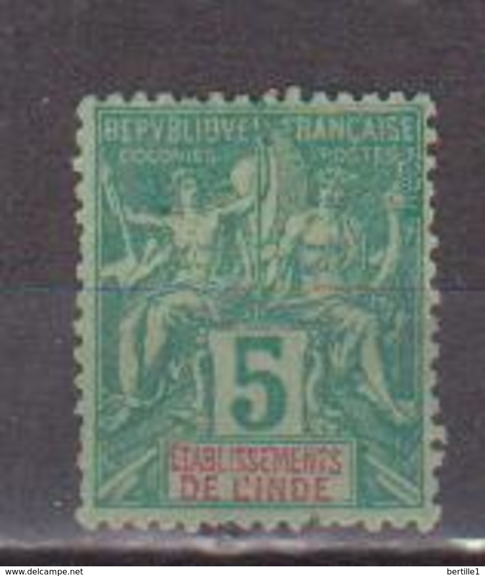 INDE             N° YVERT  :    4 ( Point Rouille)    NEUF SANS GOMME        ( SG     01/24  ) - Unused Stamps