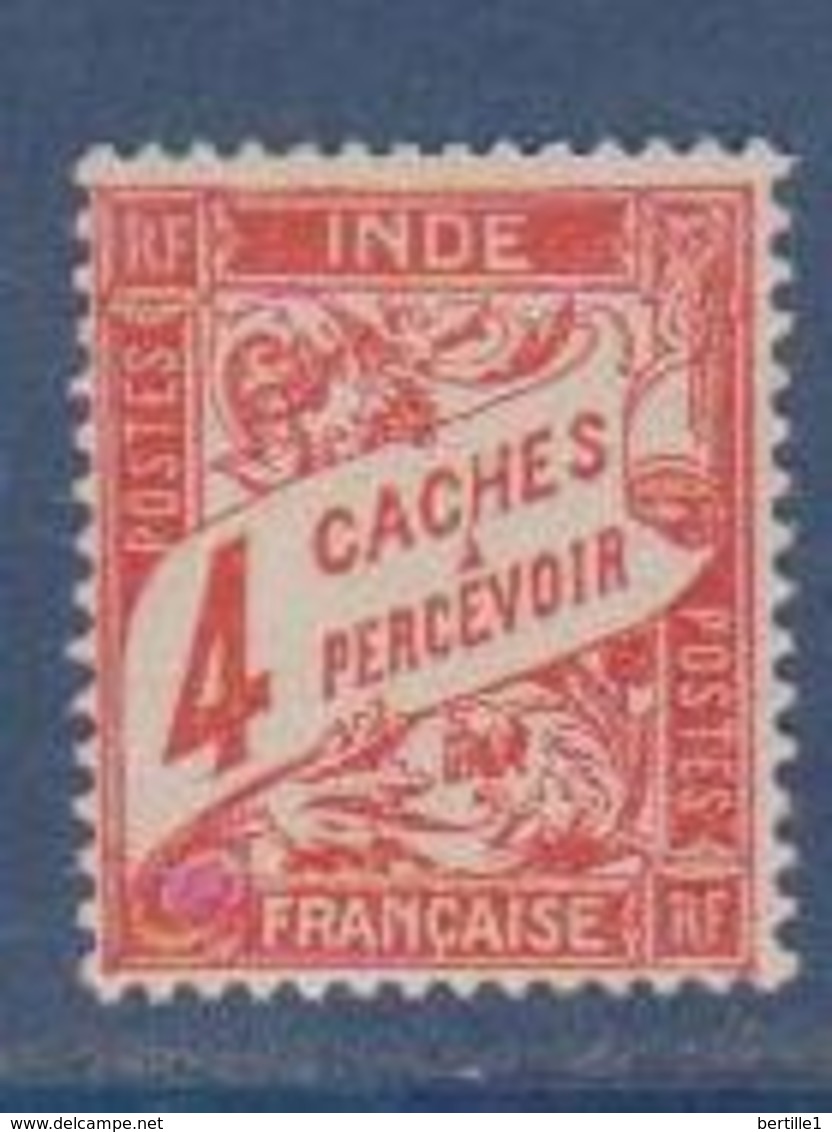 INDE             N° YVERT  :    TAXE 12    NEUF SANS GOMME        ( SG     01/25  ) - Unused Stamps