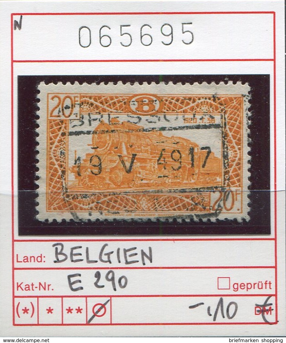 Belgien - Belgique -  Belgium - Belgie - Michel Eisenbahn E290 - Oo Oblit. Used Gebruikt - Sonstige & Ohne Zuordnung