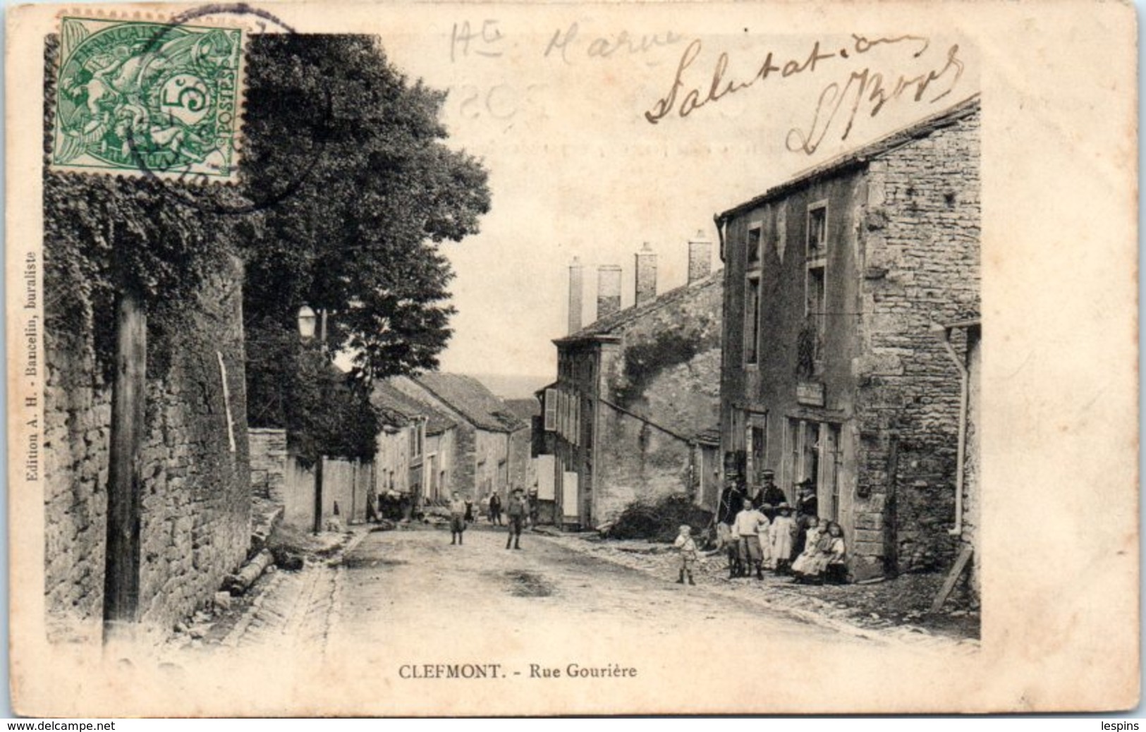 52 - CLEFMONT -- Rue Gourière - Clefmont