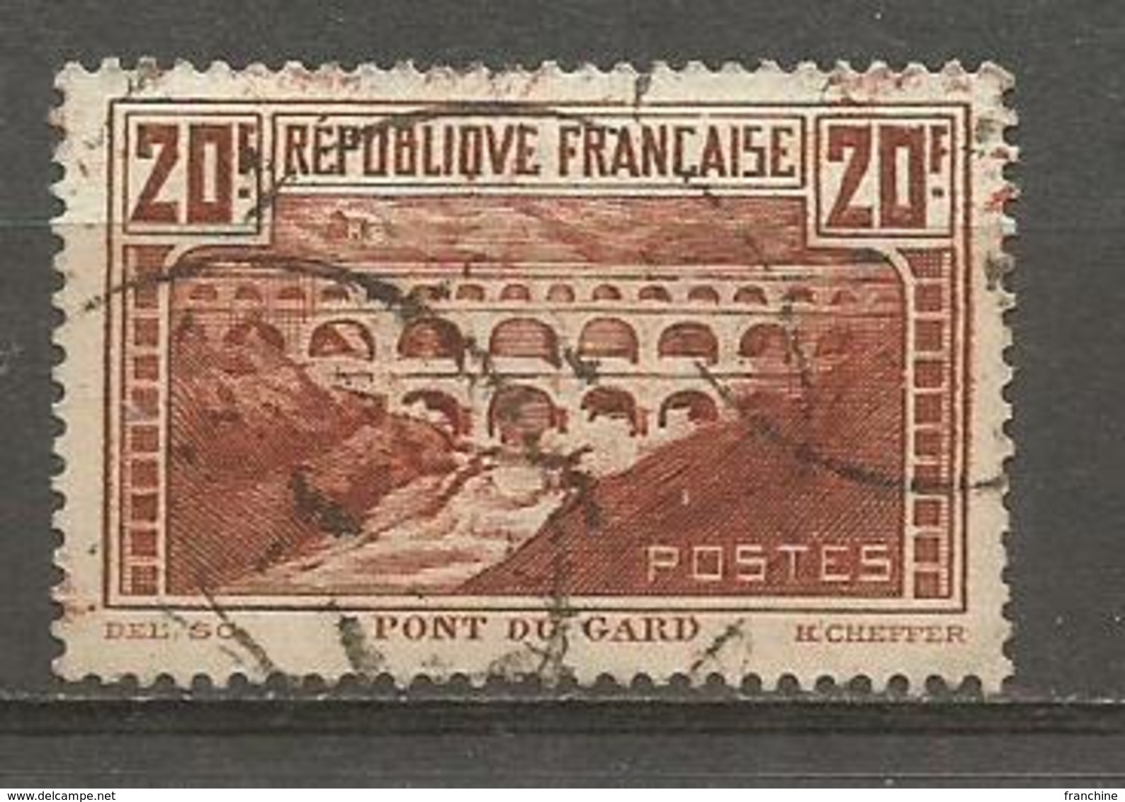 1929-31 - N° 262c  Type IIA. - Oblitéré (o) - Oblitérés