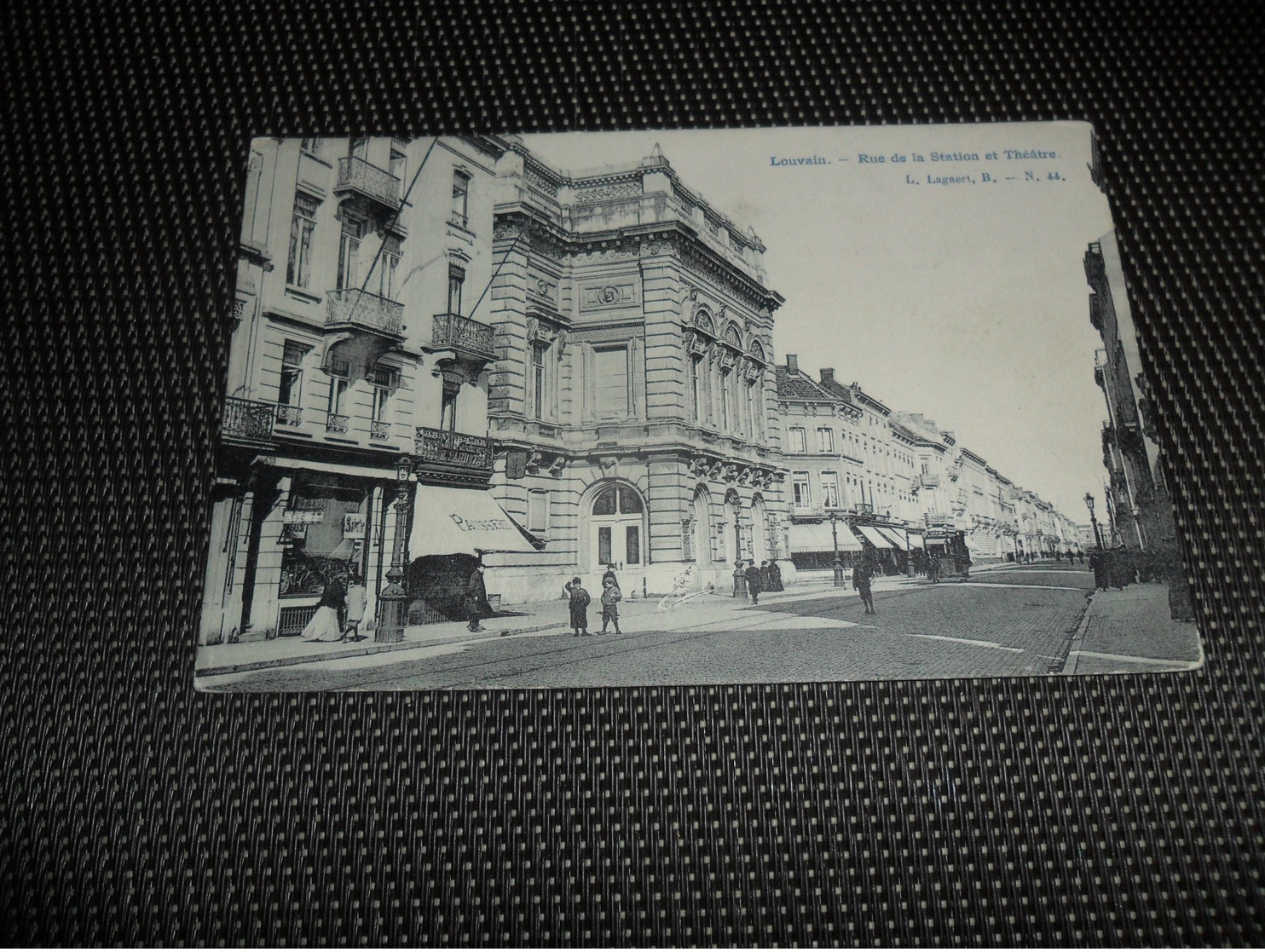 Louvain  Leuven  Rue De La Station Et Théâtre  - édition L. Lagaert N° 44 - Leuven