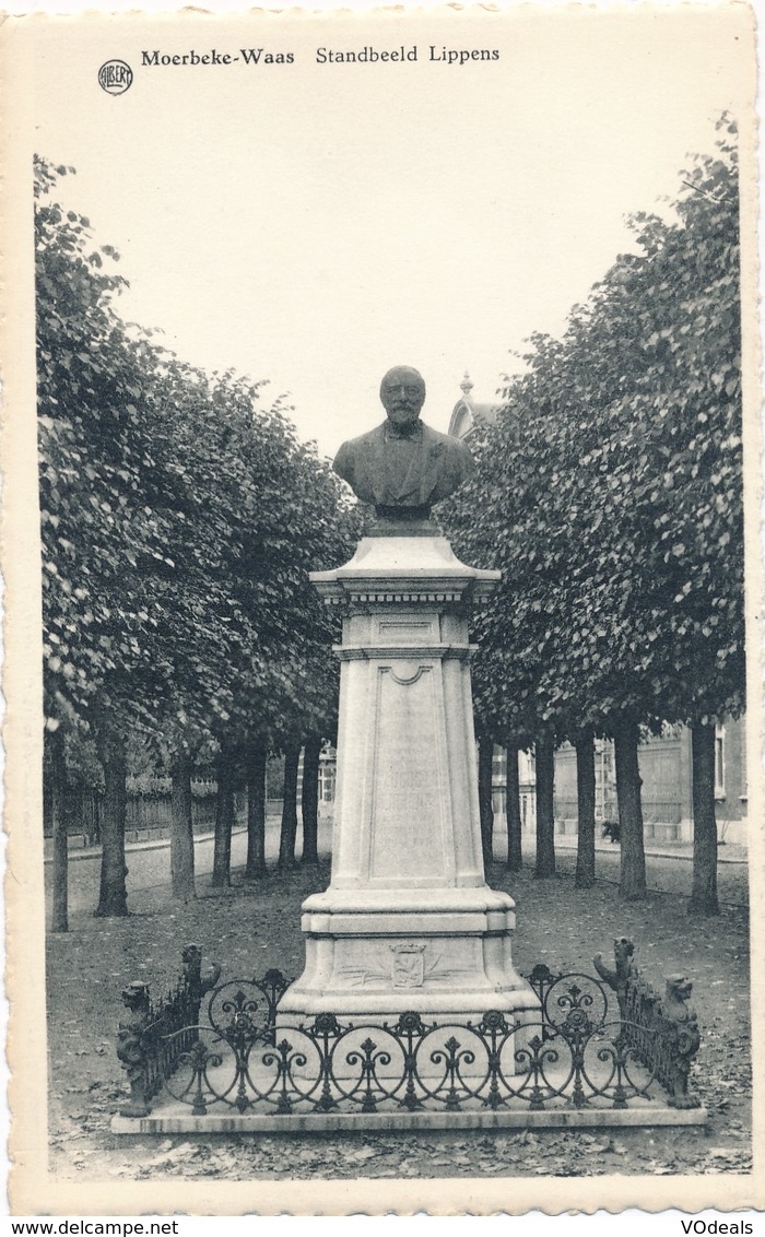 CPA - Belgique - Moerbeke-Waas - Standbeeld Lippens - Moerbeke-Waas