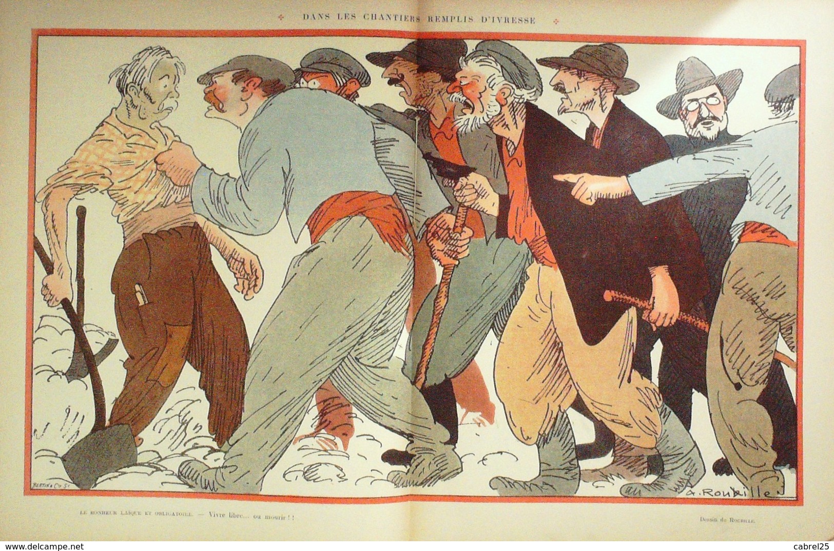 REVUE "LE RIRE"-1910-404-Dessin GUILLAUME FABIANO ROUBILLE METIVET,HEMARD - 1900 - 1949