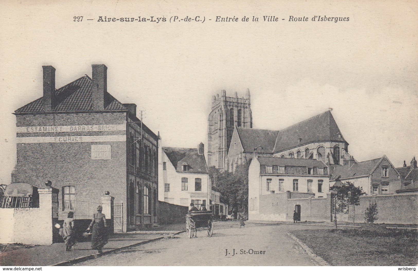 AIRE SUR LA LYS - Entré De La Ville - Route D'Isbergues - Aire Sur La Lys