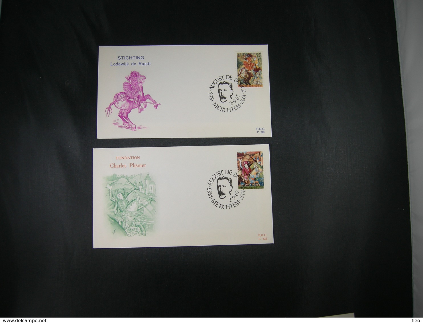 BELG.1967 1425 & 1426 FDC (Merchtem) :  " Fondation Charles Plisnier & Stichting Lodewijk De Raet " - 1961-1970