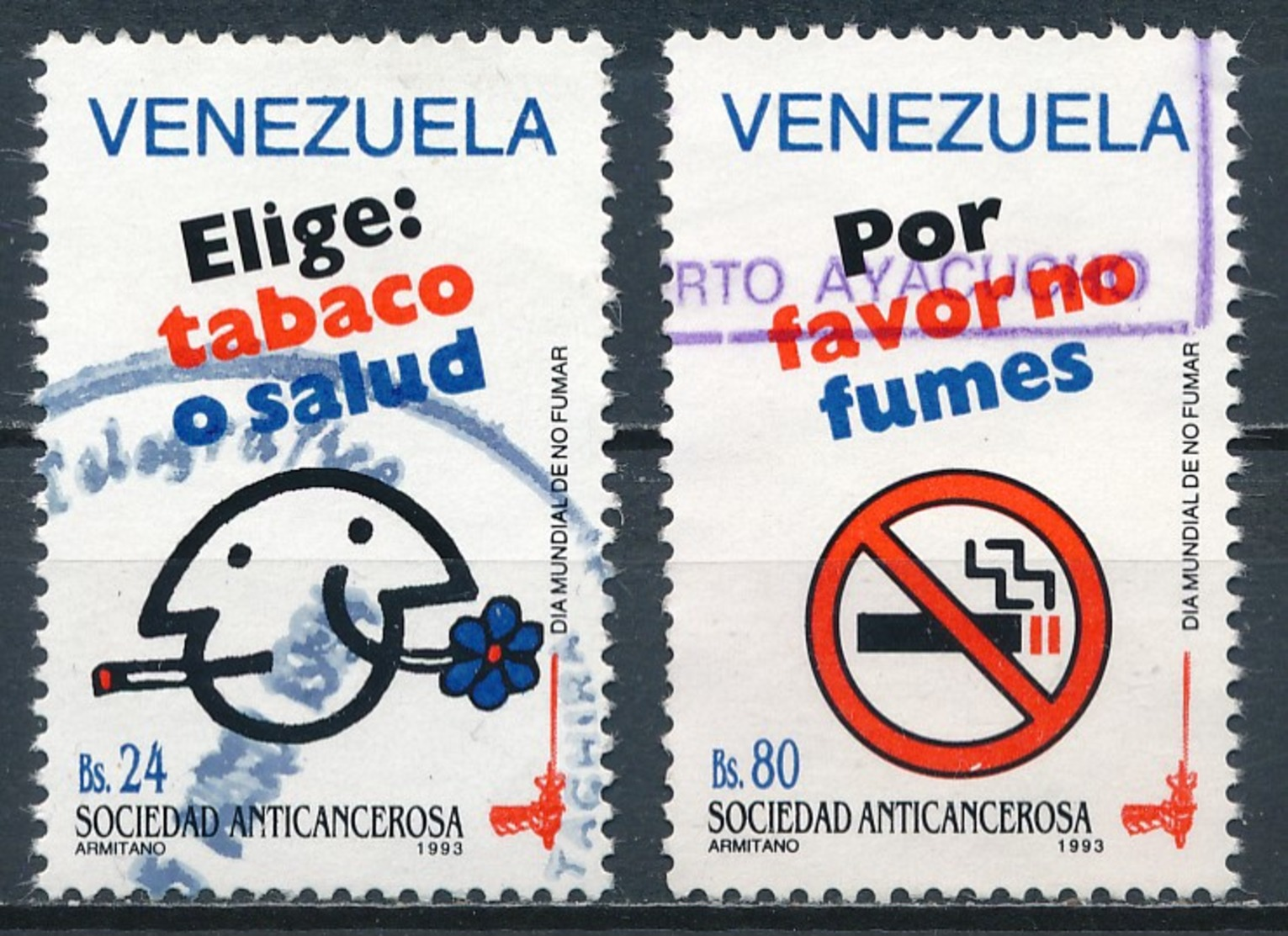 °°° VENEZUELA - Y&T N°1642/43 - 1993 °°° - Venezuela