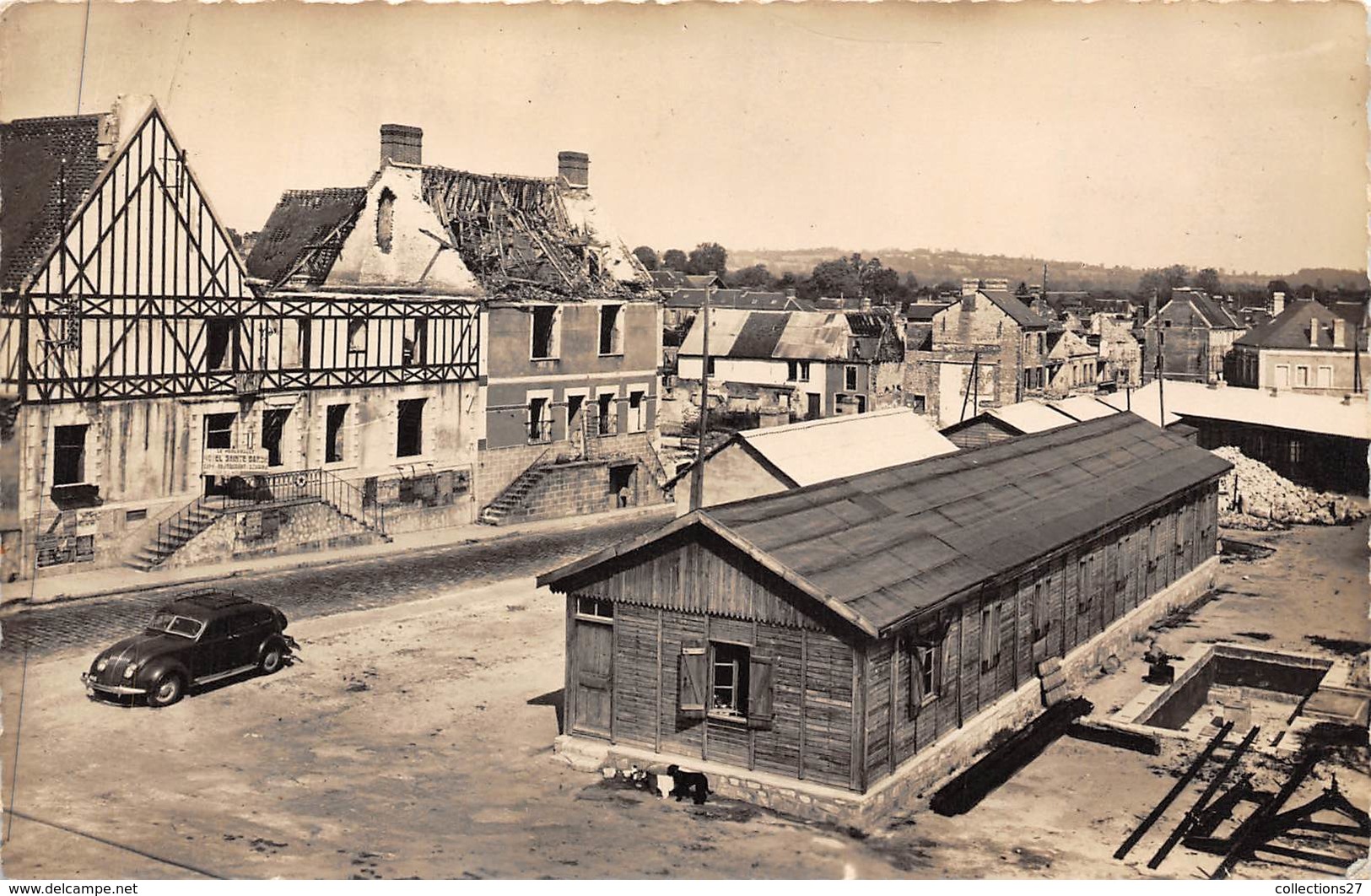 61-LE-MERLERAULT- PLACE DE L'HÔTEL DE VILLE - Le Merlerault