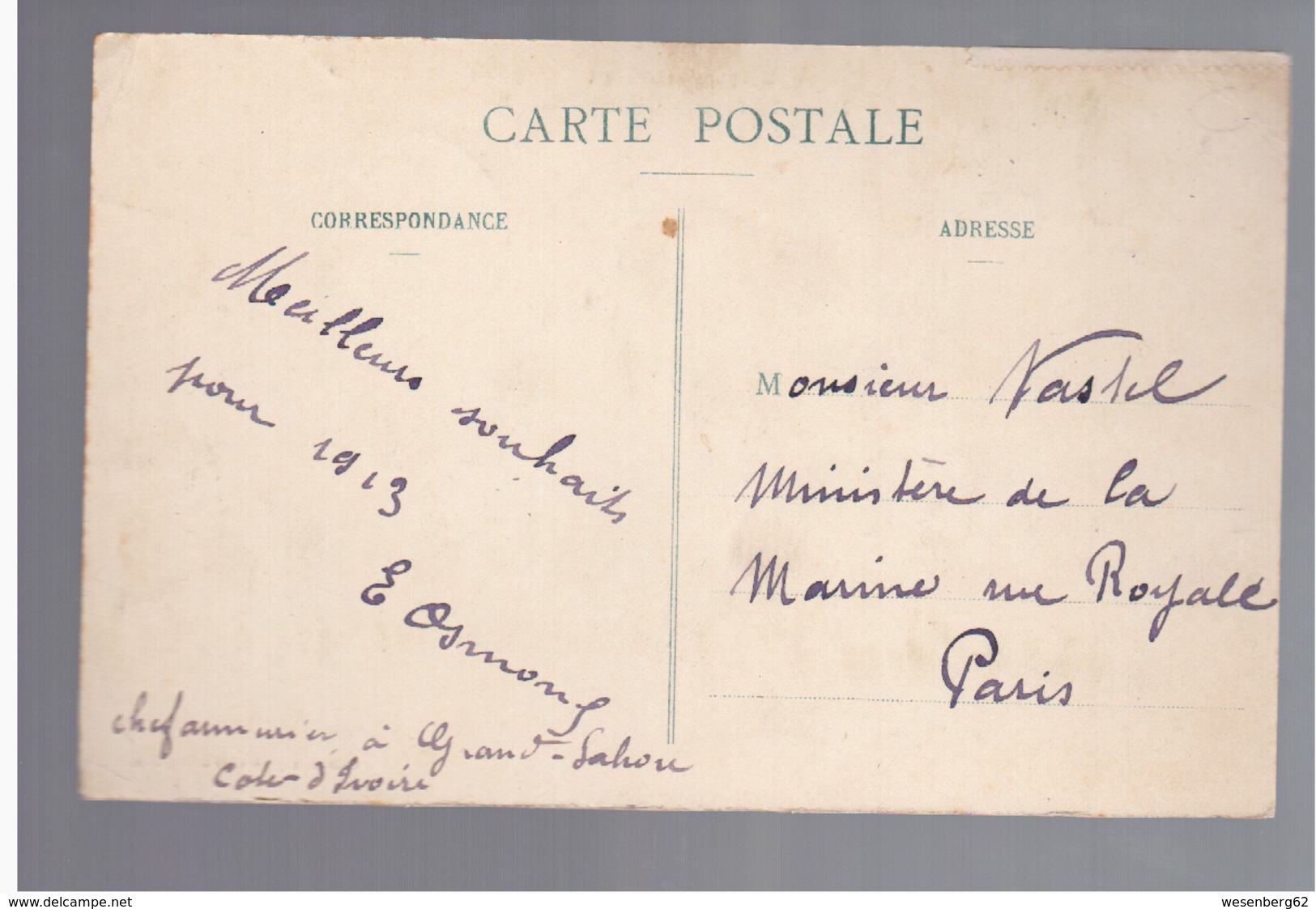 Cote D'Ivoire  Dans La Foret- Chantier D'abattage D'acajou, Fortier Ca 1910 OLD POSTCARD - Côte-d'Ivoire
