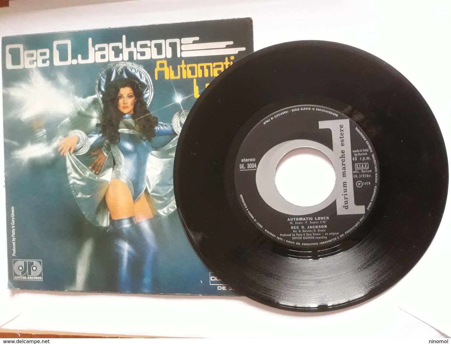 Dee D. Jackson  -  1978.  Durium Marche Estere - Automatic Lover - Disco, Pop