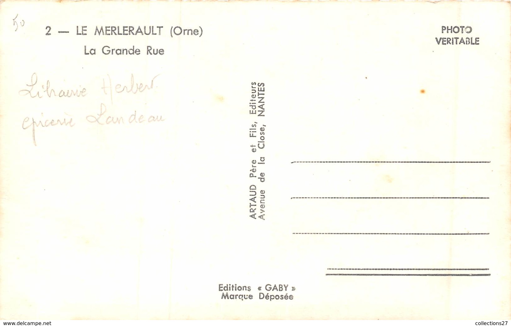 61-LE-MERLERAULT- GRANDE RUE - Le Merlerault