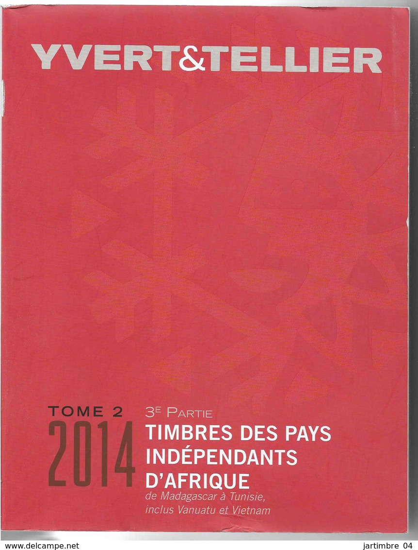 2013 Catalogue YVERT AFRIQUE Madagascar à Tunisie , Port France  8.80 - Autres & Non Classés