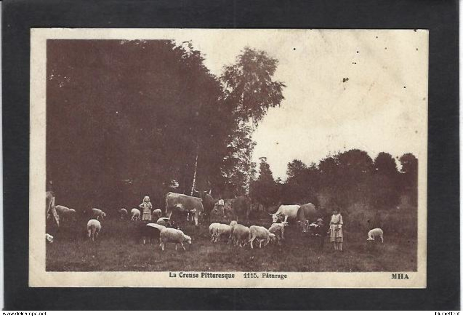 CPA Creuse 23 Moutons Métier Circulé - Autres & Non Classés