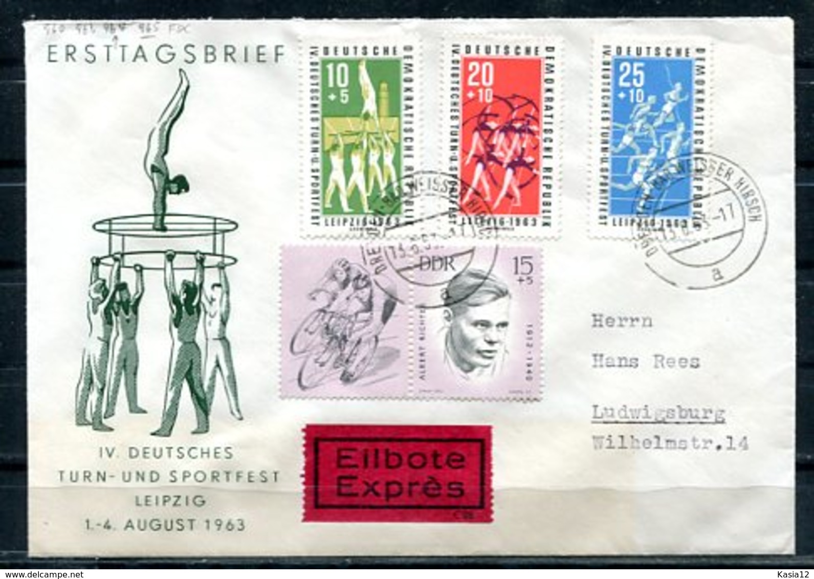 E25533)DDR FDC 963 - 965 - Autres & Non Classés