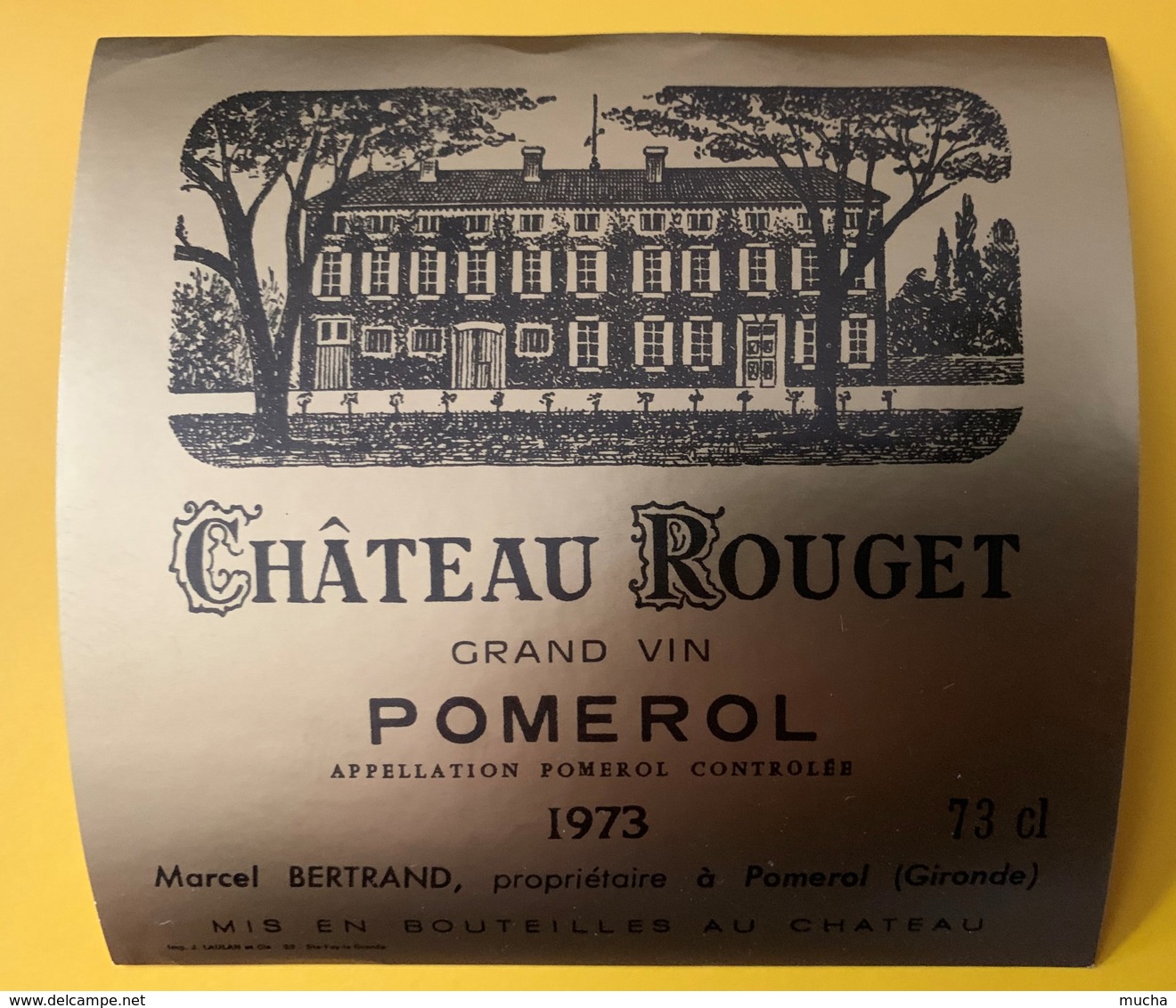 10215 - Château Rouget 1973 Pomerol - Bordeaux