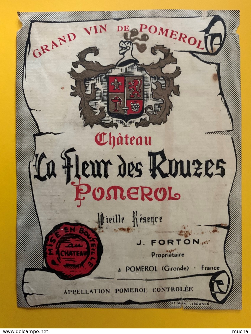 10241 - Château La Fleur Des Rouzes  Pomerol Endommagée - Bordeaux