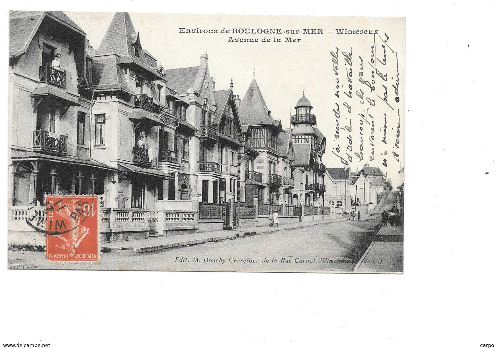 Environs De Boulogne-sur-Mer - WIMEREUX, Avenue De La Mer. - Other & Unclassified
