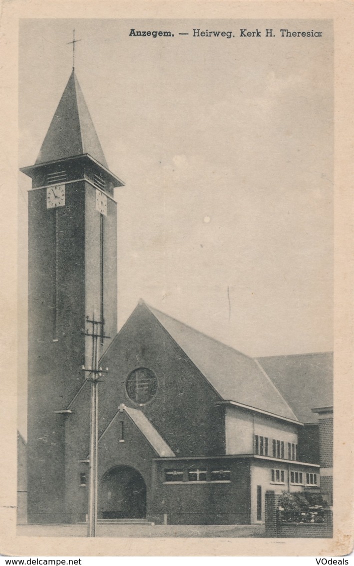 CPA - Belgique - Anzegem - Heirweg - Kerk - Anzegem