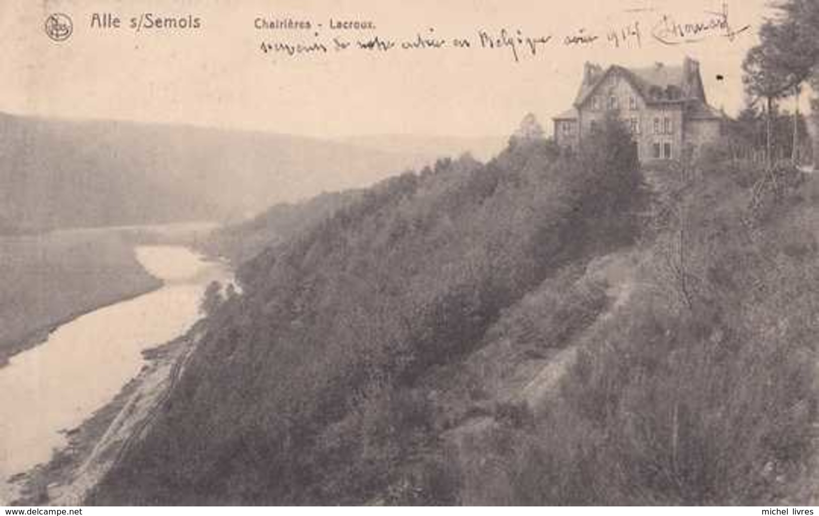 Alle Sur Semois - Chairières - Lacroux - Utilisée En 1914 - TBE - Vresse Sur Semois - Vresse-sur-Semois